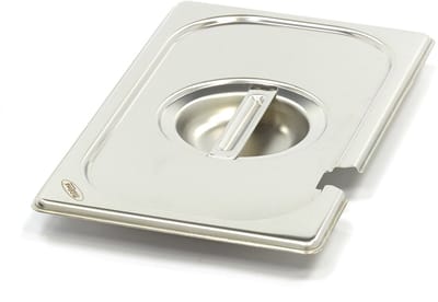 Gastronorm Deksel - 1/4 GN - RVS - met Uitsparing