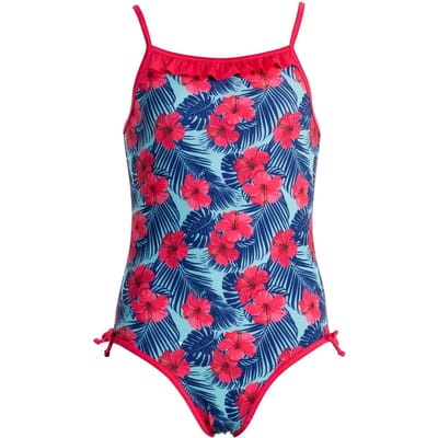 1-delig meisjes zwempak Squba Squba Flowers Series Subli