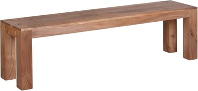 Houten Zitbank - Keukenbank Landelijk - Eettafel Zitplaats - Handgemaakt Uniek - 160 cm - Natuurlijk Hout