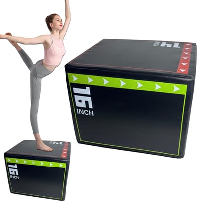 Springoefenbox - Behendigheidstrainer - Krachttraining - Stabiele constructie - 31 cm breed