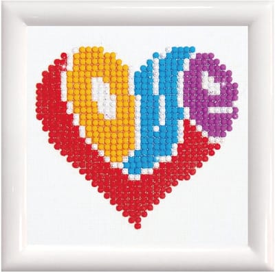 DIAMOND DOTZ Love - Diamond Painting - 649 Dotz - 10x10 cm