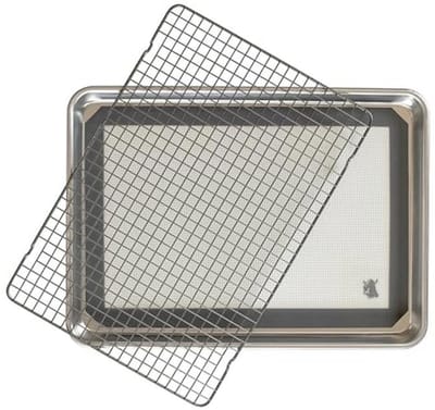 3-delige aluminium koekjesbakset voor perfecte baksels