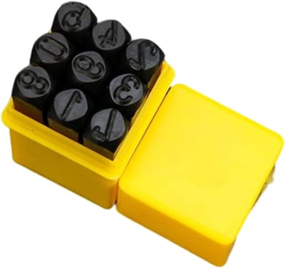 Stempel Set - Nummers Alfabet - Metaal Graveren - Chroom-Vanadium Staal - 3mm tot 8mm