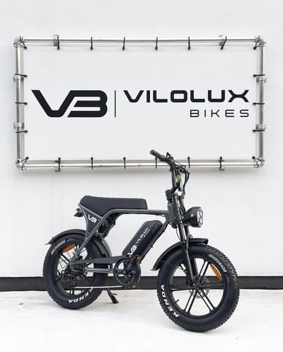 Vilolux® Fatbike electrisch - Fatbike C80 - GREY - Legaal - Rijklaar geleverd - Niet opvoerbare fatbike - 2 Jaar garantie - Hydraulische remmen - Alarm - Telefoontasje - Full Color LCD Display