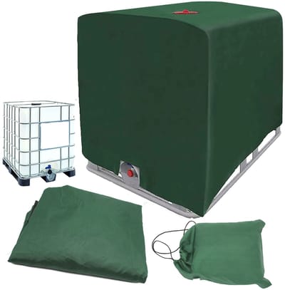 Dekseltjes Geschikt voor watertanks, deksels Geschikt voor groene containers, deksels Geschikt voor groene watertanks van 1000 liter, beschermzeilen, beschermzeilen Geschikt voor tankcontainers