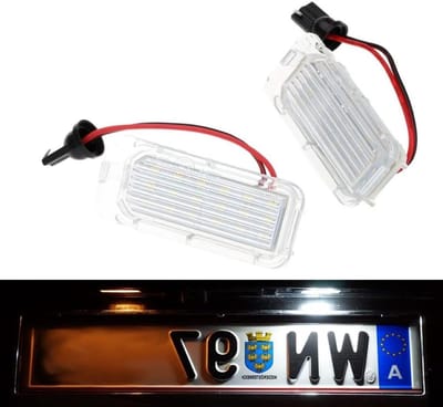 Led-kentekenplaatverlichting compatibel / reserveonderdeel voor Ford Fiesta Focus 3 C-MAX S-MAX Mondeo 4 Galaxy KUGA