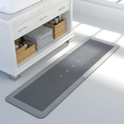 Super Absorberende Vloermat, Vuilafstotende Badkamer Mat, Geheugen Schuim Badmat Set, Microvezel Douchemat, Antislip Badmat voor Comfort en Veiligheid