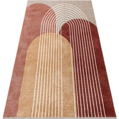 Kleden Rugsx Tapijt FUSION 0810 beige / terracotta - 140x190 cm