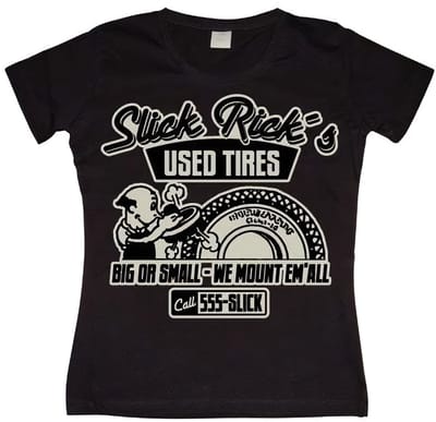 Hybris Dames-T-shirt Slick Rick S Used Tires Girly SH-5-15090-H23-15