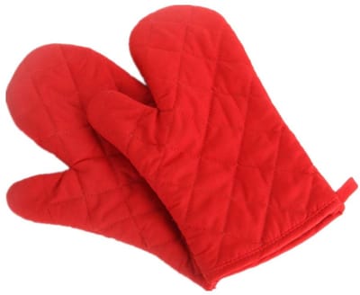 Dailygoods- Ovenwanten Hittebestendig - Pothandschoenen - Bakhandschoenen - 1 Paar - Katoen-Polyester Mix - Duurzaam en Robuust - Ovenhandschoenen