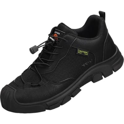 Chaussures de sécurité pour hommes, chaussures de travail confortables, anti-écrasement et anti-perçage, avec sac en acier 46