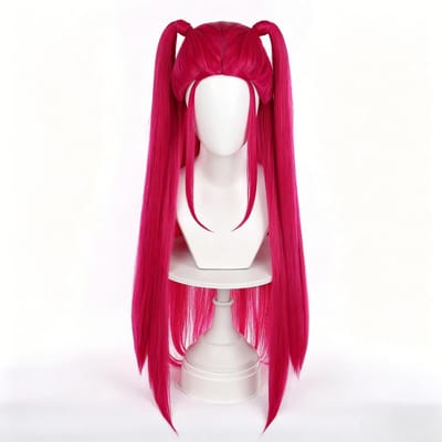 Rumi&Zoey&Mira Cosplay Pruik - Verstelbaar Netkapje voor Anime Roleplay & Dagelijkse Mode met Haar Kapje One Size&Other rood