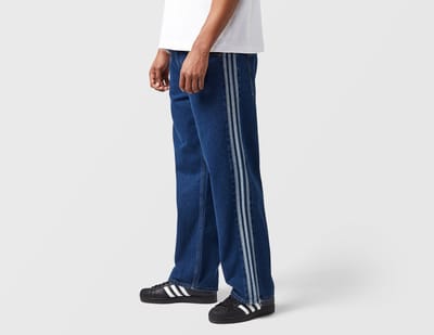 adidas Originals Firebird Denim Track Pants - Blauw- Heren, Blauw S
