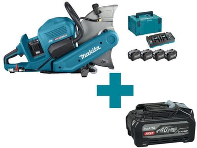 Makita CE001GL402 Accu Doorslijper 355mm 2 x XGT 40V Max 8.0Ah (4st.)