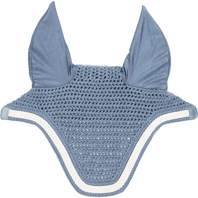 Kentucky Horsewear - Oornetje Wellington met gevlochten koord lichtblauw Full