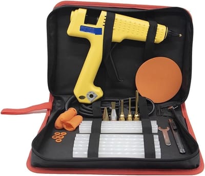 Lijmpistool - Hete lijm - Hobby & Reparatie - Verstelbare temperatuur - 11 mm lijmstiften - Geel
