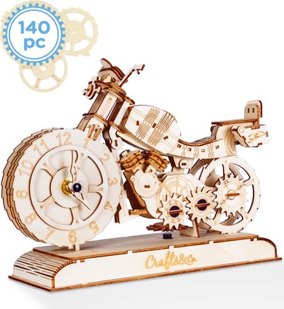 Miniatuur Bouwpakketten Volwassenen & Kinderen - Motor Modelbouw DIY - Speelgoed - 140 pc - Crafts&Co