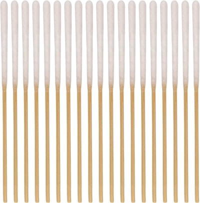 Bamboe Wattenstaafjes - Lange Stukken - Make-up Aanbrengen - Precisie Punt - 360 Stuks - Beige