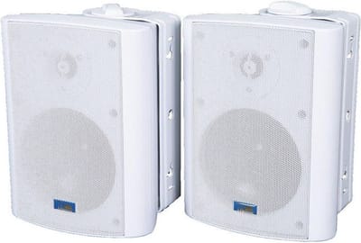 TIC ASP60-W  - Professional Terras Speakers 8Ω 70v 5" 80W (paar) - wit