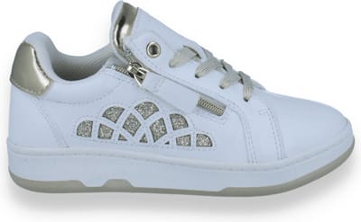 Sj Lifestyle Meisjes Sneaker Wit/goud | Maat: 32