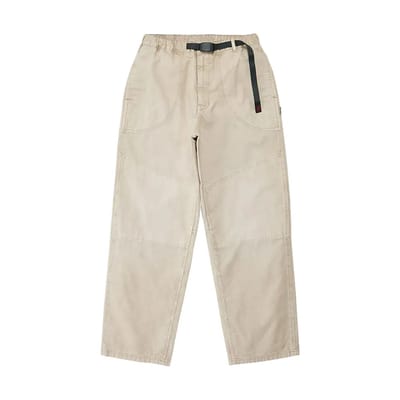 Pantalon met dubbele kniestukken van hennepcanvas Gramicci Hemp Canva