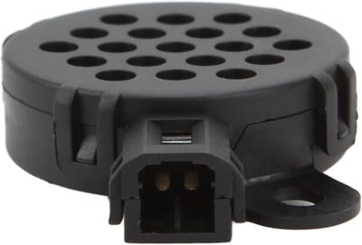 Elektronische Piepzoemer - Geluidsalarm Auto - Voertuig Waarschuwen - Duurzaam ABS Materiaal - 6 x 5 x 3 cm - Zwart