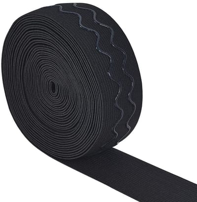 Dailygoods- Antislip Siliconen 36 mm Breed - 6 Yards/5,5 m - Golf/Straight Design - Geschikt voor Ondergoed/Bikini - Duurzaam en Stevig - Naaiband