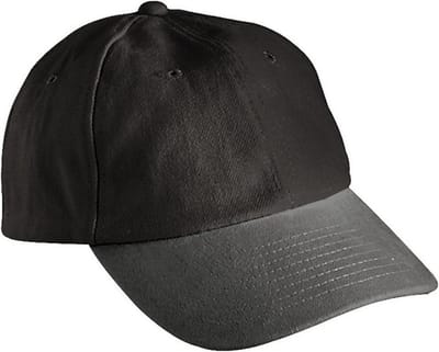 Myrtle Beach Volwassenen Unisex 6 Panel Raver Cap (Zwart/Koolgrijs)