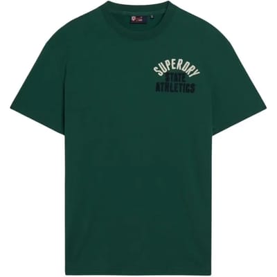 Superdry - Geborduurd Superstate Athletic T-shirt met logo - Heren - T-shirts