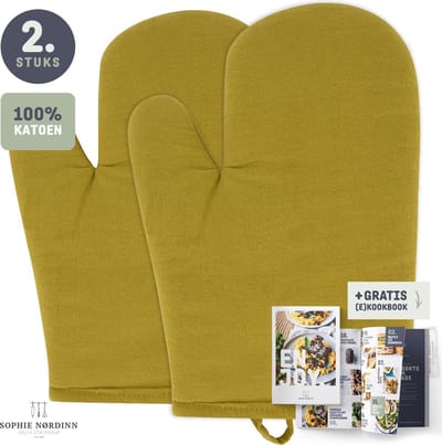 Handschoenen van Sophie Nordinn® - Handschoen Nora (Matcha) - Universele wanten 2 Stuks