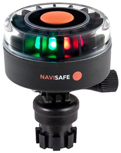 Navisafe - NS340 - NAVI LIGHT 360° Tricolour met kantelbare Navimount houder