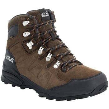 Jack Wolfskin REFUGIO TEXAPORE MID M Heren Wandelschoenen - brown / phantom - Maat 42