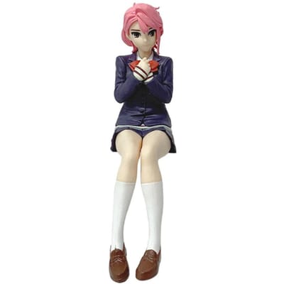 18CM Anime DAN DA DAN Ayase Momo Figuur Verzamelfiguur PVC Pop met Bloemen Vrouwelijke Ornament Model With  box beige