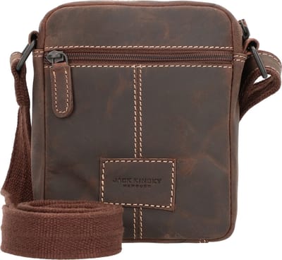 Jack Kinsky Baltimore 1 Schoudertas Leer 14 cm - Dames - mokka