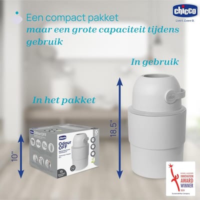Luieremmer met Deksel - Diaperchamp - Huishoudelijk