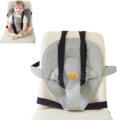 Draagbare hoge stoel voor baby's - Essentiële reisstoel, ideaal voor onderweg en uit eten met kinderen