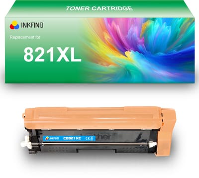 INKFIND TN821XL Cyaan tonercartridge compatibel met Brother TN821XL TN-821XL Cyaan toner cartridge - 1-pack Cyaan