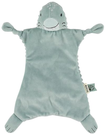 Trixie Baby Knuffeldoekje Mr. Shark - 0m+ - Met fopspeenlus  Gerecycleerde stof