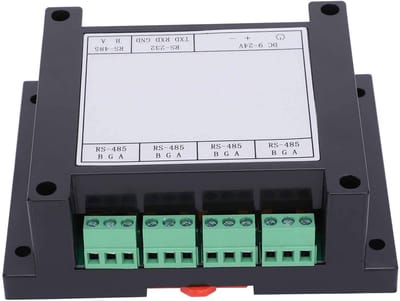 Allecto - RS485 Repeater - 4-kanaals optische koppelaar - Industriële kwaliteit - Geïsoleerde module - Stabiele transmissiesnelheid - Geschikt voor...
