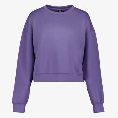 Osaga cropped dames sport sweater paars - Maat S