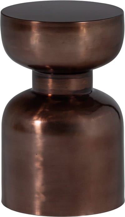 WOOOD Frits Bijzettafel - Metaal - Brons - 47x30x30
