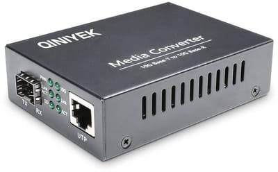 10 Gb Fiber Media Converter met 10G RJ45 en SFP+ Poort - Ondersteunt 10G SR/LR Modules