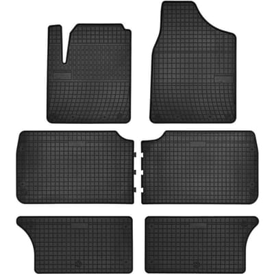Wielganizator SolidPRO - Auto Vloermatten - Zwarte Bescherming - 7-persoons - Seat Alhambra I