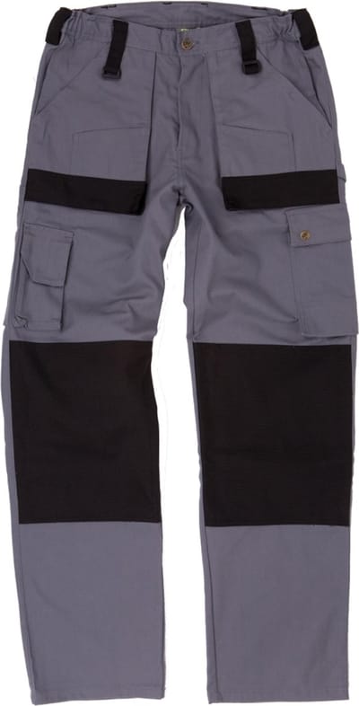 Werkbroek Safeworker Tigris grijs/zwart maat 54