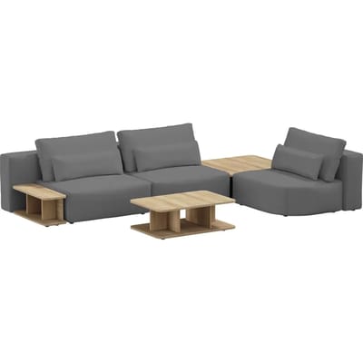 3-zitsbank met een set tafels Sit Sit Ripose