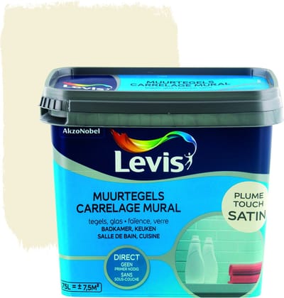 Levis Muurtegels Verf - Satin - Plume Touch - 0.75L