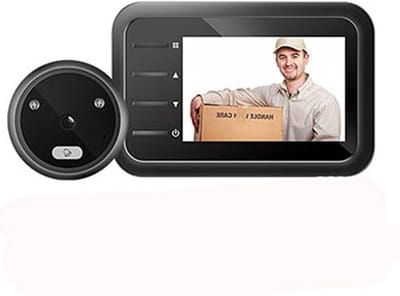 Deurcamera Viewer - Slimme Deurbel - Veiligheid Thuis - Nachtzicht Functie - 2.4 Inch Scherm - Zwart