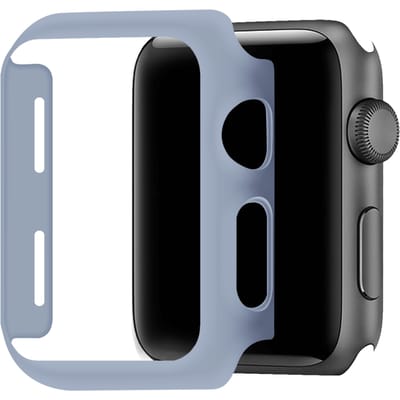 Telefoonglaasje Hoesje - Geschikt voor Apple Watch 1\ Apple Watch 2\ Apple Watch 3 - Kunststof - 38mm - Lila