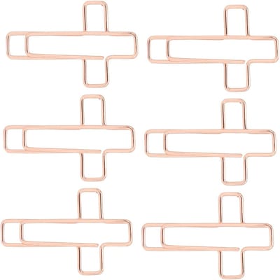 Paperclips - Rosegoud - Metalen Klemmen voor Organisatie van Documenten - Voor Kantoor, School en Persoonlijk Gebruik