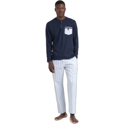 Gestreepte Pyjama met Lange Mouwen Admas Classic